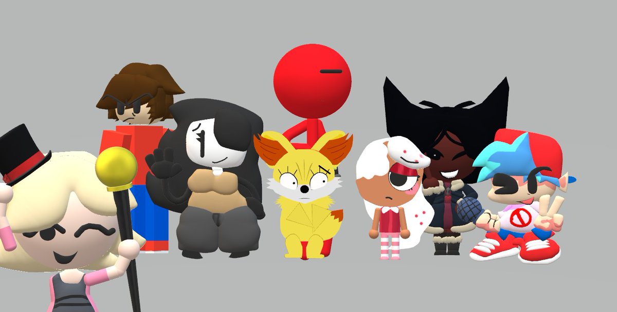 Leonard31949584's tweet photo. (lil remake)
Cainedresser and her new folks!!!
#Paint3D https://t.co/VesNMG0KcO