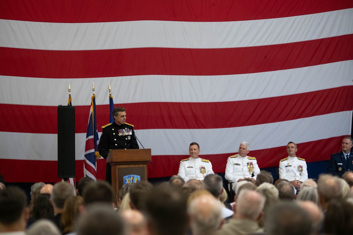 JFCNorfolk's tweet photo. General Nick Perry DSO MBE 🇬🇧 assumes Command of Joint Force Command Norfolk.

Addressing the Command, Gen. Perry set out a clear focus for JFC Norfolk and NATO’s mission across the North Atlantic:

“The North Atlantic is once again a theatre of strategic competition. The assumptions many of us enjoyed for decades can no longer be taken for granted. That is why:

🔹Deterrence matters. 
🔹Readiness matters. 
🔹Warfighting matters.

And that is why this Command exists.

Our task is simple to describe, but demanding to deliver: to ensure NATO can deter aggression, defend the Alliance and, if deterrence fails, prevail in conflict alongside our Allies and partners.”

🔗https://t.co/QmM0OlXuLw

@NATO | @SecGenNATO | @SHAPE_NATO | @NATOJFCBS | @JFC_Naples | @NATO_MARCOM | @NATO_AIRCOM | @LANDCMD | @DefenceHQ | @DefenceOps | @UKNATO | @UKCDS_MOD | @GenGJenkinsRM | @CSOC_MOD | @UKinUSA
