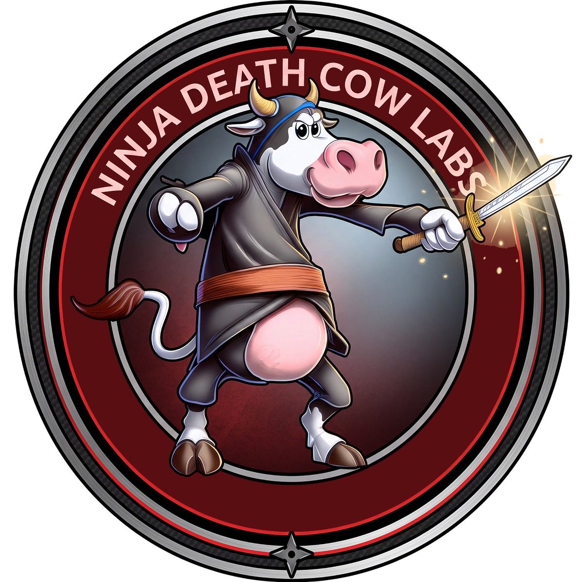 GrrCON's tweet photo. The Ninja Death Cow Labs booth is occupied. https://t.co/k1x35WXPdd