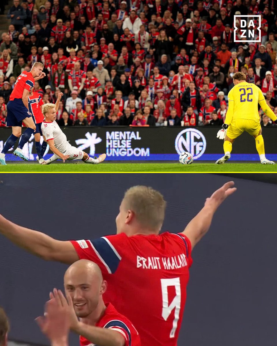 DAZNFootball's tweet photo. Of course he found the net 🤷‍♂️🔥

#NationsLeague https://t.co/Oaxp9slaPV