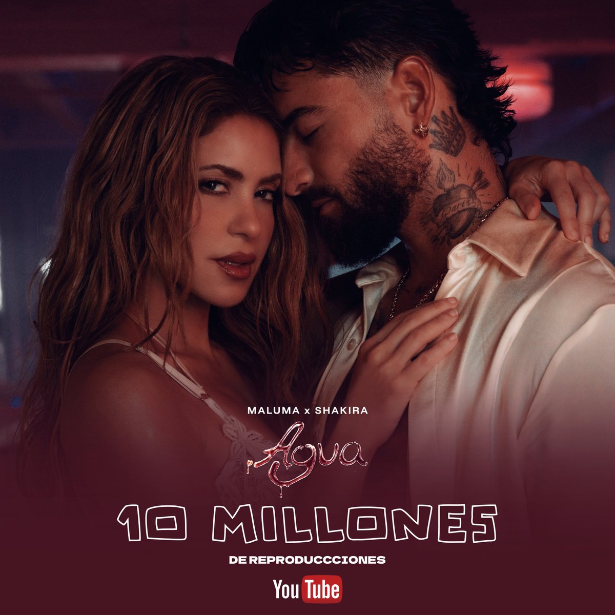 SP_Fabiii's tweet photo. 🔥 | AGUA de Maluma x Shakira alcanza 10 MILLONES de reproduccciones en la plataforma de YouTube.

Ver vídeo:https://t.co/HS1AbhGDjZ https://t.co/NOPa9DL6Gf