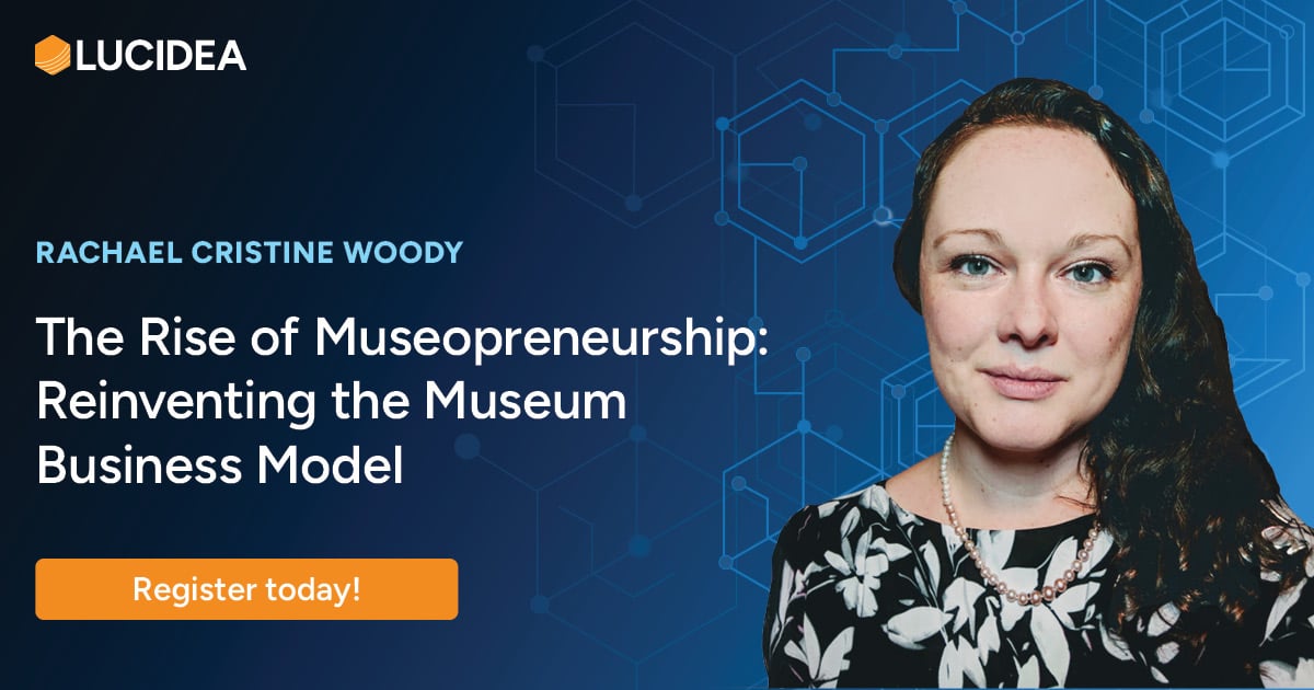 LucideaCore's tweet photo. How can museums build revenue beyond grants without drifting from their mission? To find out, join Rachael Cristine Woody for "The Rise of the Museopreneur," a new webinar session on Weds, Sept. 30, 11 a.m. PT / 2 p.m. ET. 

#Museums #MuseTech
https://t.co/JDTwp4QMZM https://t.co/viy08tRC7w