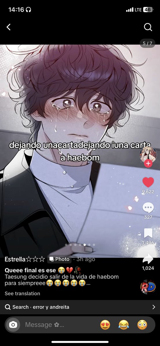 ronoasan's tweet photo. estoy que lloro con la mierda de manhwa esta como que se mató https://t.co/fYtDm4beNC
