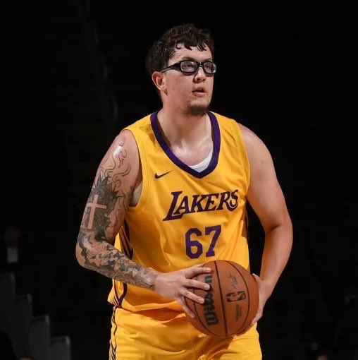 LegionHoops's tweet photo. Robbie Avila, also known as “Cream Abdul-Jabbar” is reportedly trying to return to college basketball for a fifth season, per @GreggPalermo 

He played two games for the Lakers in the Summer League this season. https://t.co/BJtbG3BE2r