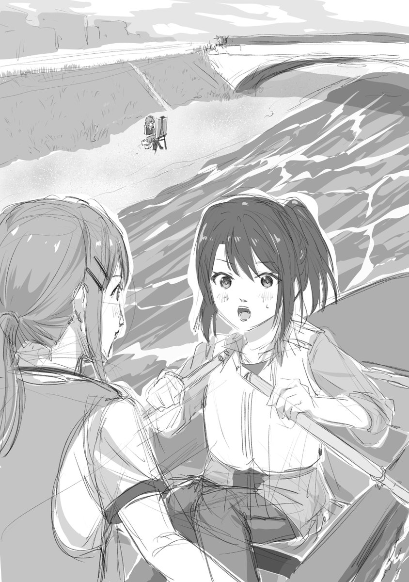 Kain_0921's tweet photo. 二度とそんなくそったれなギミック思いつくなよ
これで我慢しろ、樽見は二人に気付かずにそのままスケッチをしとけ https://t.co/rdRNmlk7tL