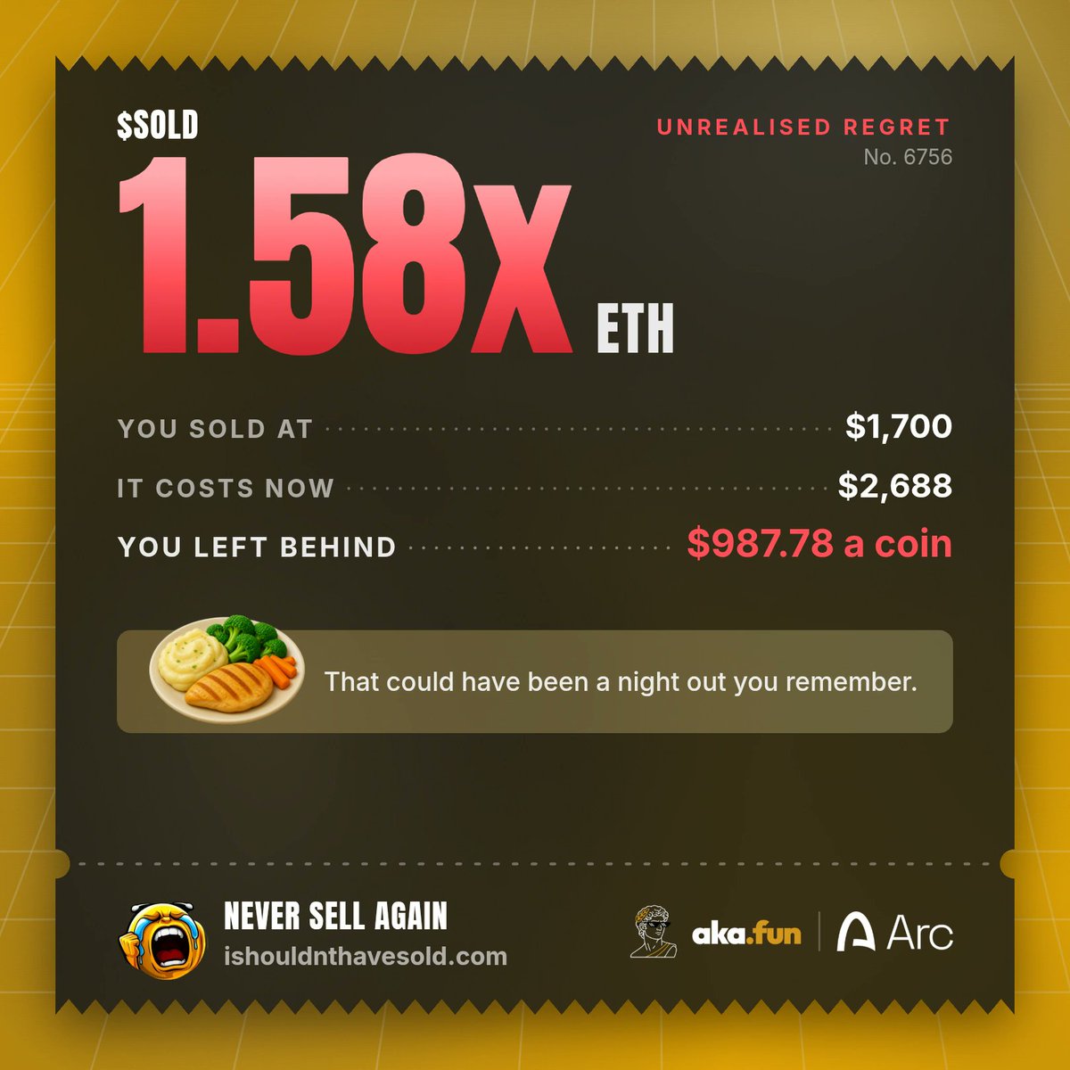 Crypto_G101's tweet photo. @Judaixxspexxy @ISoldTooSoon I sold because I had some financial issues but I regret it now 😪#IShouldntHaveSold https://t.co/H0UfH0LuqL