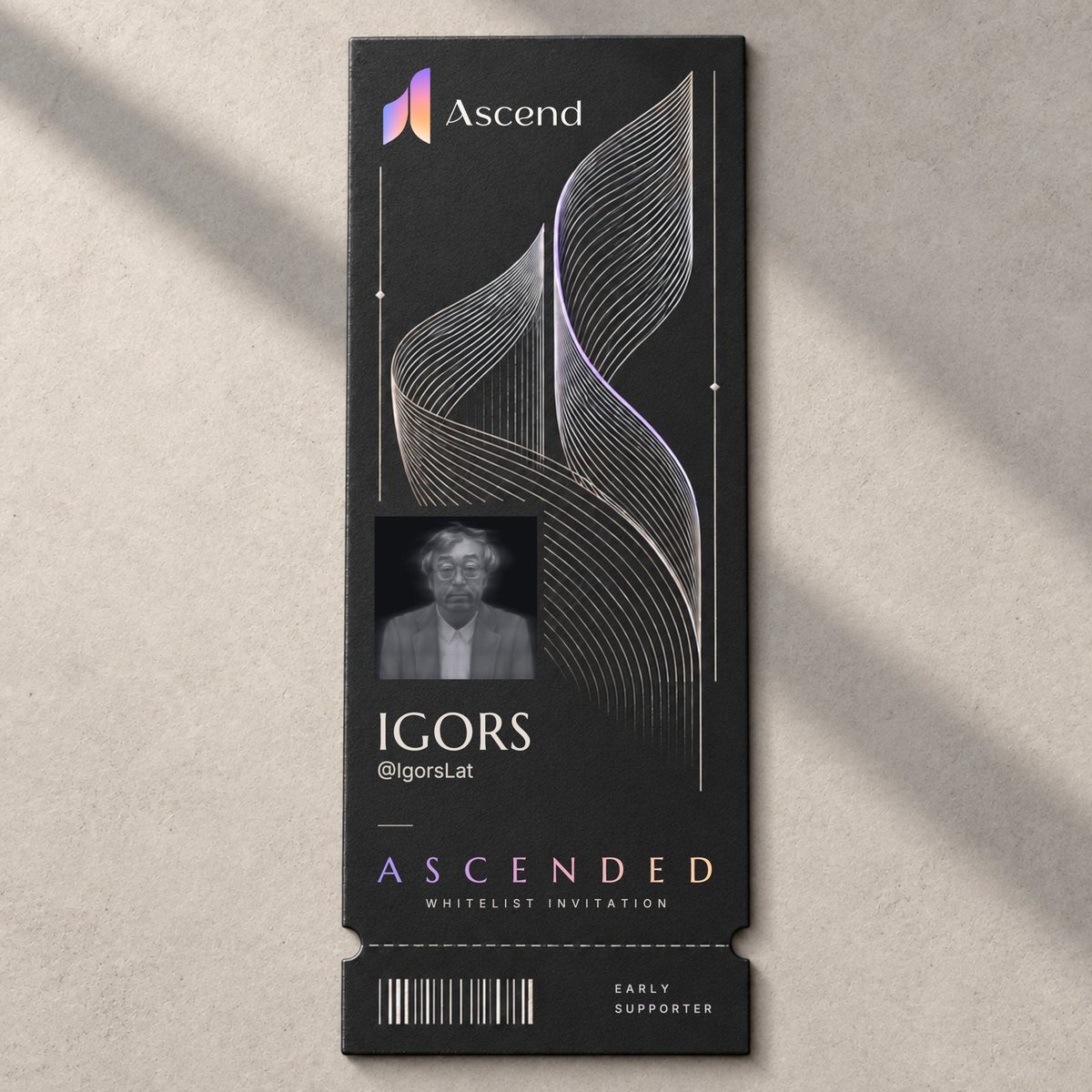 AscendLaunch's tweet photo. @IgorsLat @Enter_Elysium /ascend_to_elysium

Congratulations, you have ascended. Please DM us your EVM wallet for whitelist. https://t.co/238aBauVGL