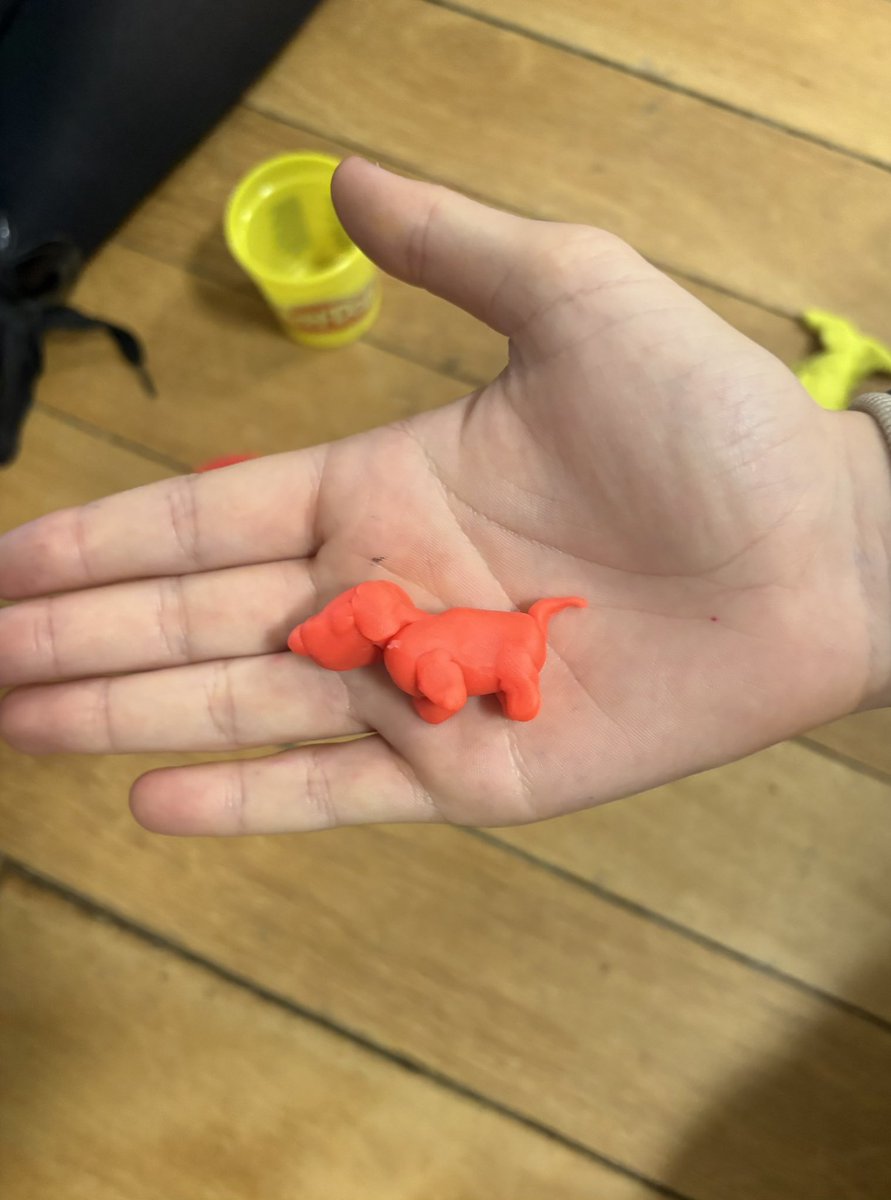 Venture_Create's tweet photo. Nursery rhymes and play dough modelling as well as children’s books and a rap in Child Care this week! @OrmistonVenture https://t.co/s3nJjqi5rO