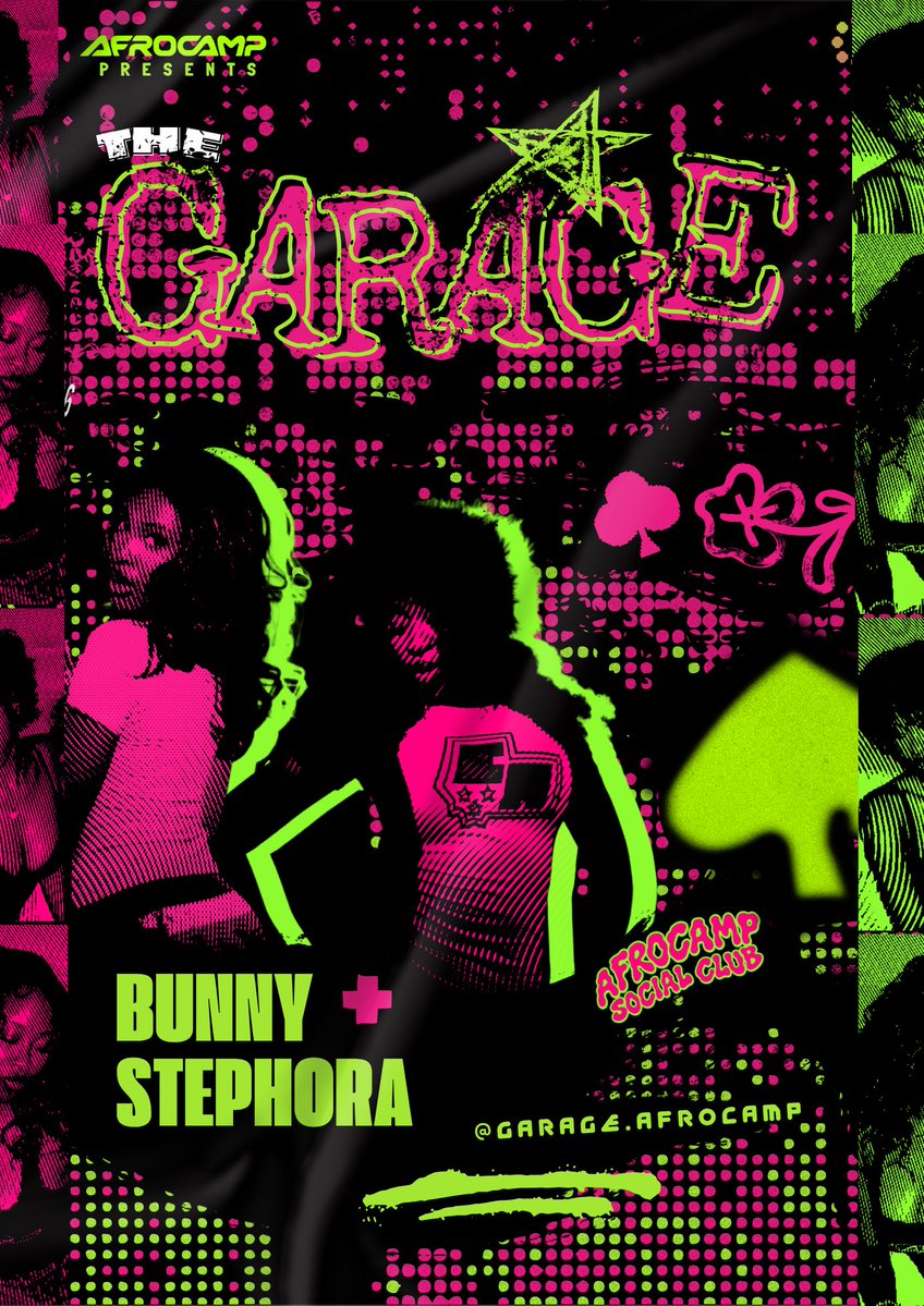 afrocamp's tweet photo. The Garage 🔗in bio https://t.co/tHmF5M5pEu