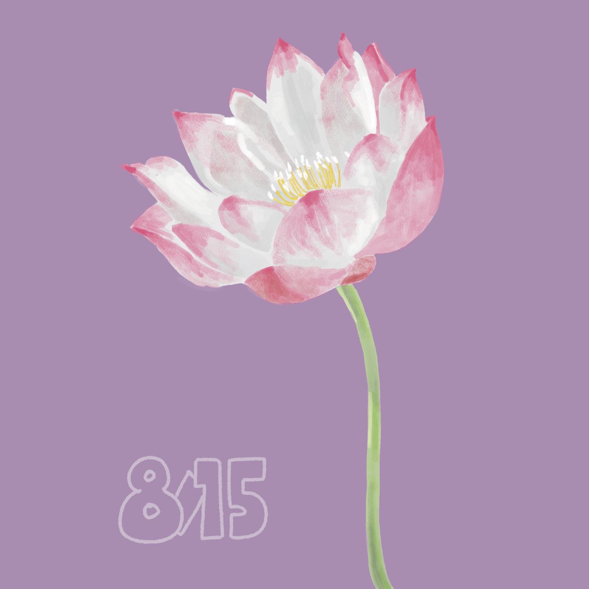kiuminooo's tweet photo. 8月15日_ハス_清らかな心/神聖/離れゆく愛/雄弁
#イラスト
#365日 https://t.co/jsMfAi34Zd