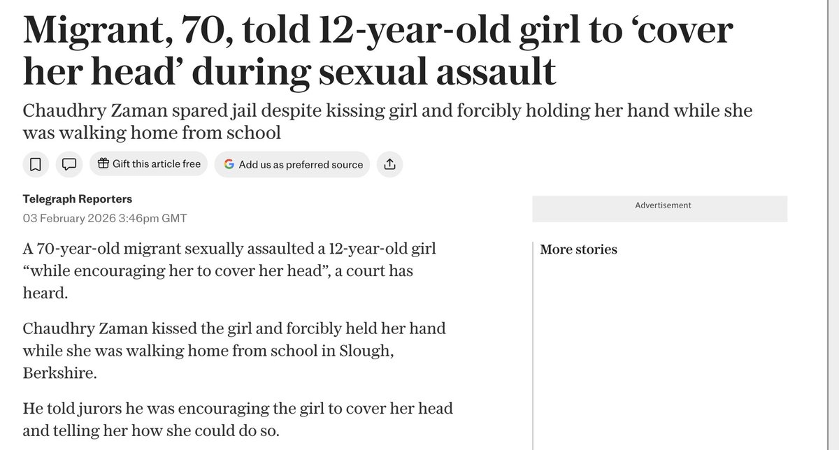 ripx4nutmeg's tweet photo. In the last 12 months:

A migrant who sexually assaulted three women avoids jail.

A migrant who raped a teen avoids jail.

A migrant who assaulted a 12-year-old girl avoids jail.

A man who threw a plastic bottle at a migrant protest and swore at police is jailed for two years. https://t.co/NEAuOiSuV7