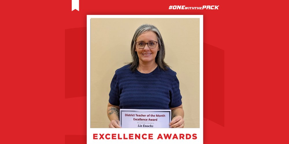 RSWolves's tweet photo. Teacher of the Month!

The Reeds Spring School District's Excellence Award for September goes to Mrs. Liz Enochs. She is a special education teacher at Reeds Spring Elementary School.

#OneWithThePack 🐺 https://t.co/OW8alqXZt7