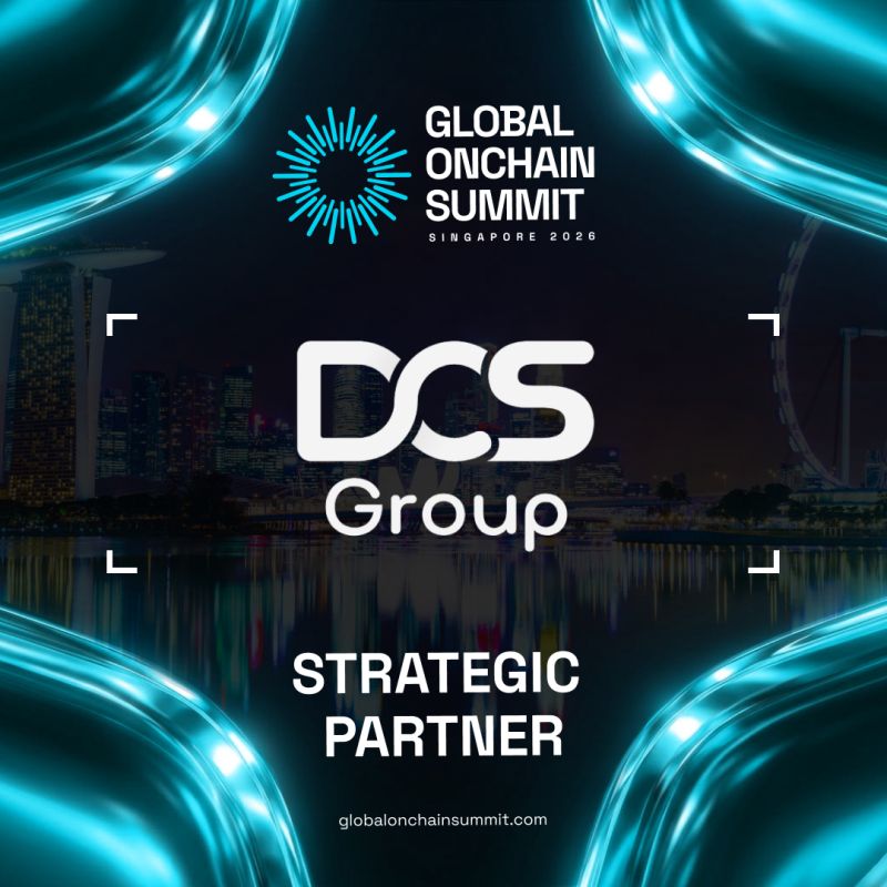 GlobalOnchain's tweet photo. 🔥 DCS Group Joins Global Onchain Summit Singapore 2026!

We’re proud to welcome #DCSGroup as a Strategic Partner, bringing together innovators, #institutions, and builders shaping the future of #digital assets, #blockchain, and onchain finance.

📍 Singapore | 📅 October 6 https://t.co/YxYWbZUc2p