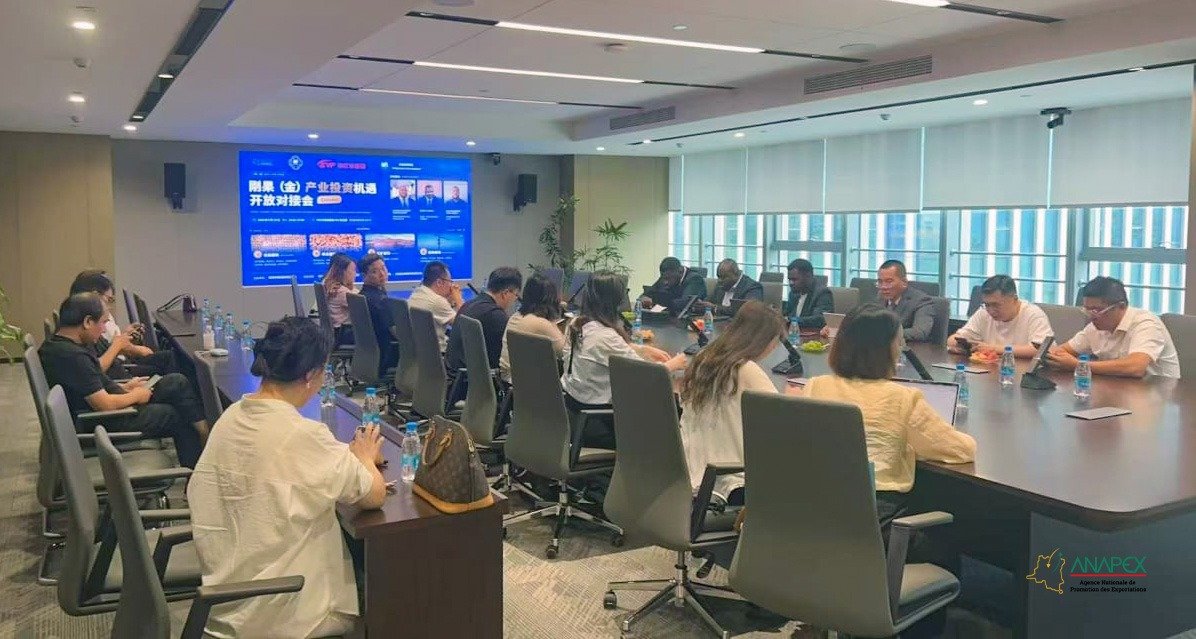 AnapexRdc's tweet photo. Clôturant sa mission en Chine, l’ANAPEX a présenté aux entreprises chinoises les opportunités qu’offre la RDC dans l’agriculture, la transformation locale, le transfert de technologies et l’industrie.

#ANAPEX #RDC 
#Chine
#Exportations #Investissement https://t.co/I2gNd2ZDSq