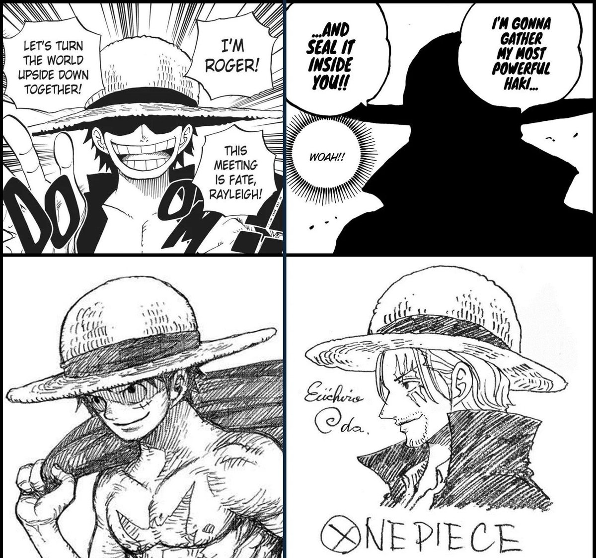 VENGEANCE2O69's tweet photo. #ONEPIECE1194 
Strongest of their generation https://t.co/ekWVKAFx5i