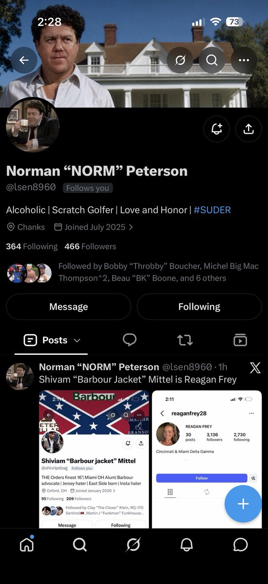 MattLukeee's tweet photo. Norman “NORM” Peterson is Jacques Poole https://t.co/1PXOMT3MKl