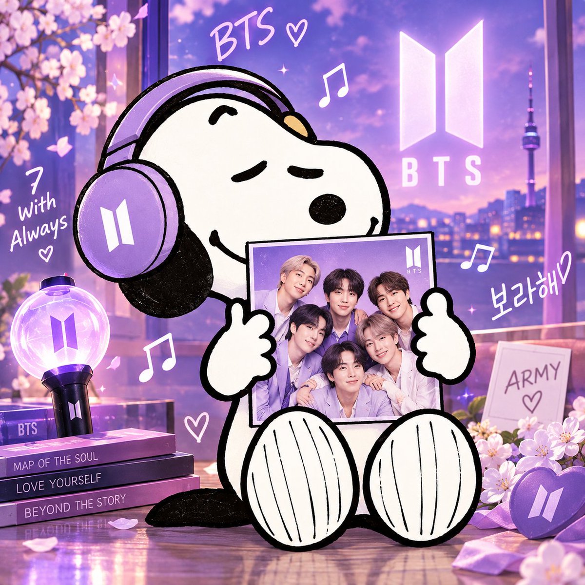 snoopyb047's tweet photo. Listening 🎶 bts 💜 https://t.co/SkcP44y77D