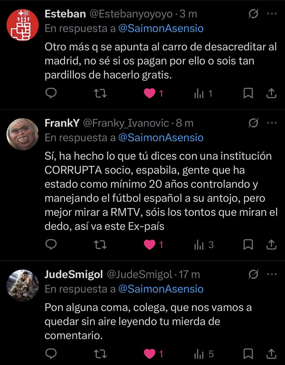 SaimonAsensio's tweet photo. Ahi está el efecto Real Madrid TV

Pero Juanma Castaño y tal https://t.co/09NKR5jMxI