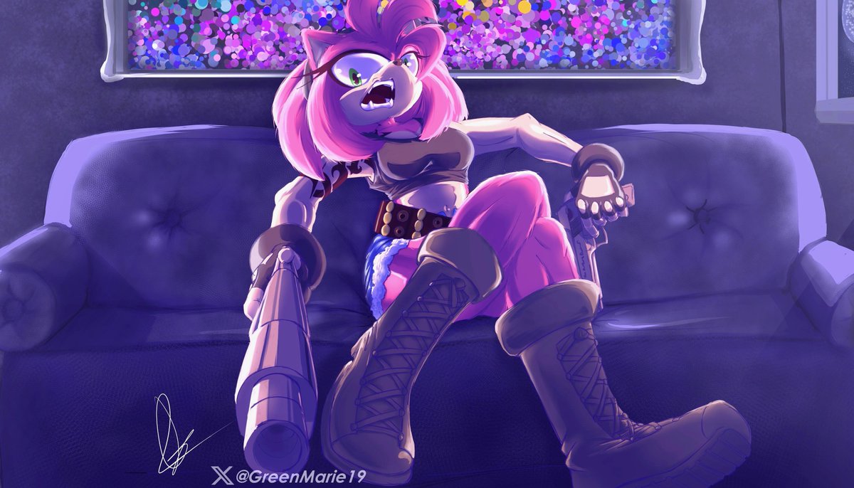 Green__Mar's tweet photo. Tambien voy a aprovechar para resubir mi dibujo de Amy Revy https://t.co/SIngBVB74t
