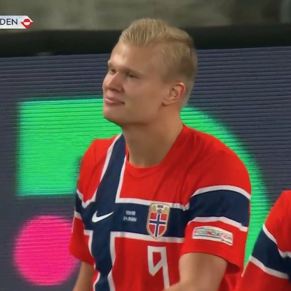 UTD_Seth001's tweet photo. 🚨 Thierry Henry on Erling Haaland scoring 63 goals in 56 games for Norway:

🗣️ Henry: “There are certain numbers in football that make you stop and think. 63 goals in 56 games for your country is one of them.

“And what makes it even more impressive is that everybody knows what Haaland is going to do.

“They know he wants to attack the space. They know he wants to get between the centre-back and the goalkeeper. They know he wants to arrive in the box before the defender.

“And they still cannot stop him.

“That is what separates a good goalscorer from a great one.

“You can study Haaland for a week. You can build your defensive plan around him. You can tell your defenders, ‘Don’t let him run in behind. Don’t give him space. Stay close to him.’

“Then the ball goes into the box and somehow he is still there.

“That is not just physical ability.

“That is instinct.

“He has this incredible understanding of where the goal is before the ball even arrives.

“And I think people sometimes make the mistake of judging a striker by how much football he plays outside the box.

‘How many touches did he have?’

‘How many times did he drop deep?’

‘How much did he participate in the build-up?’

“Fine. Those are things you can discuss.

“But then you look at the scoreboard and Haaland has scored 63 goals in 56 international matches.

“So maybe his greatest skill is not touching the ball.

“Maybe it is knowing exactly when he needs to touch it.

“That is the beauty of a great striker.

“They can disappear from a game and still be the most dangerous player on the pitch.

“One movement can change everything.

“One run can open the defence.

“One cross can become a goal.

“And Haaland has turned that into a habit.

“People talk about Norway as if Haaland is simply enjoying good service.

“No.

“Norway has a striker who gives every attack a destination.

“When the ball goes forward, everyone knows there is a possibility.

“When the cross comes in, defenders panic.

“When the goalkeeper comes off his line, Haaland is already thinking about how to get there first.

“That is why 63 goals in 56 games means more to me than just the statistic.

“It tells you that this isn’t a player who occasionally finds himself in the right place.

He has made the right place his home.”