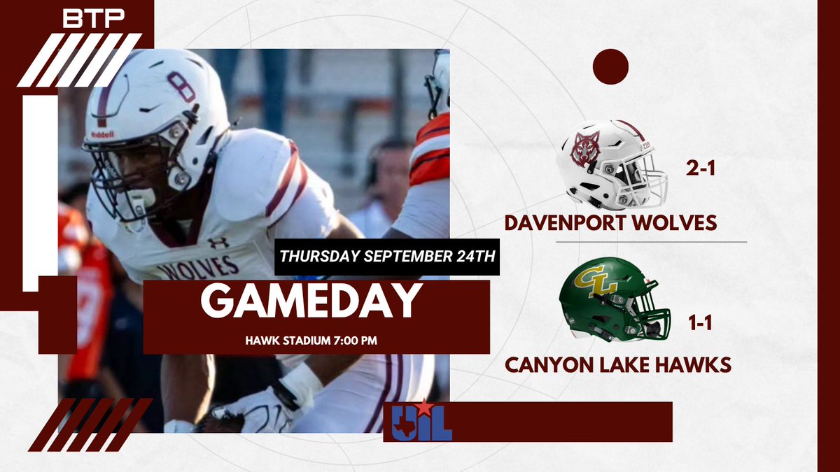 DHSWolvesFB's tweet photo. GAME DAY! BTP https://t.co/XUkRjJpNMm