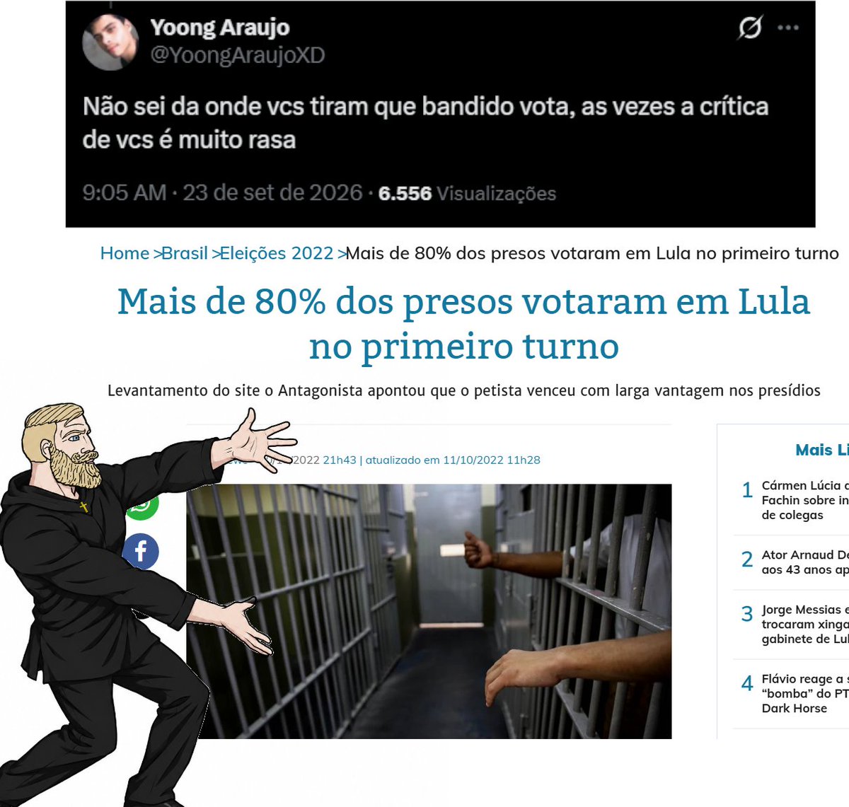 brainletbr's tweet photo. Os caras já entregam o meme pronto de bandeja pra eu sair usando, tá fácil demais. https://t.co/JqrmiizIrz