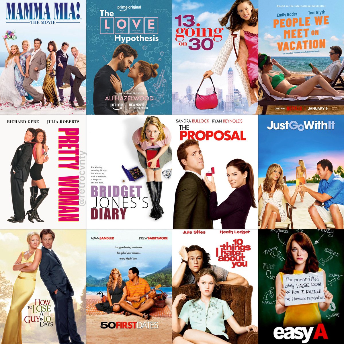 retrocvnty's tweet photo. I’m a sucker for a good romcom https://t.co/arGc3iHL29