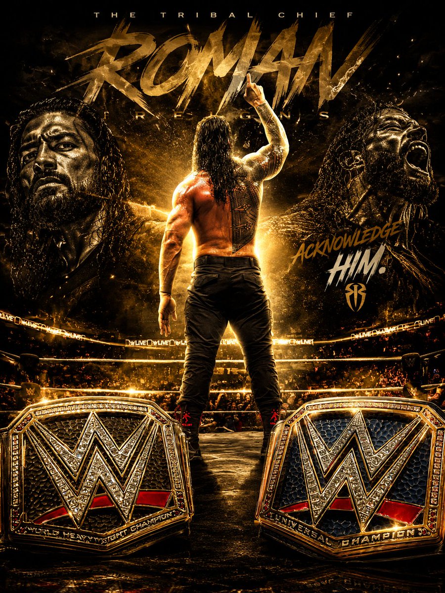 DS__GFX's tweet photo. #TribalChief #RomanReigne #WWE
#RomanEmpire #TheOTC
โ ACKNOWLEDGE HIM๐ฅ.โ
#HeadOfTheTable @WWERomanReigns https://t.co/GuURPbiE1C