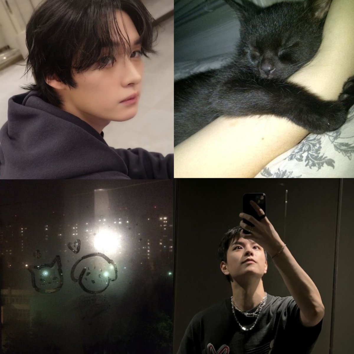 ROBOHQ's tweet photo. 🐈‍⬛🐶🐰2min au in which theyre secretly dating and they dont tell the rest of the members. it happens by accident, at first they decide to see how things go for the first month+ https://t.co/V0N5oTzgTY
