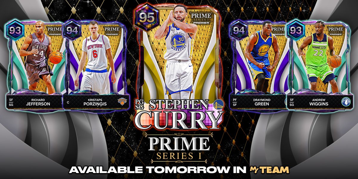 NBA2KMyTEAM's tweet photo. PRIME is back ‼️‼️

Featuring 🔥🎯 Pixel Cut Stephen Curry 🎯🔥 and more!

This is 1️⃣ of 5️⃣ upcoming Prime Releases... a collection reward is in your future if you collect all 5 Prime headliners 👀 https://t.co/JaEZsGDknZ