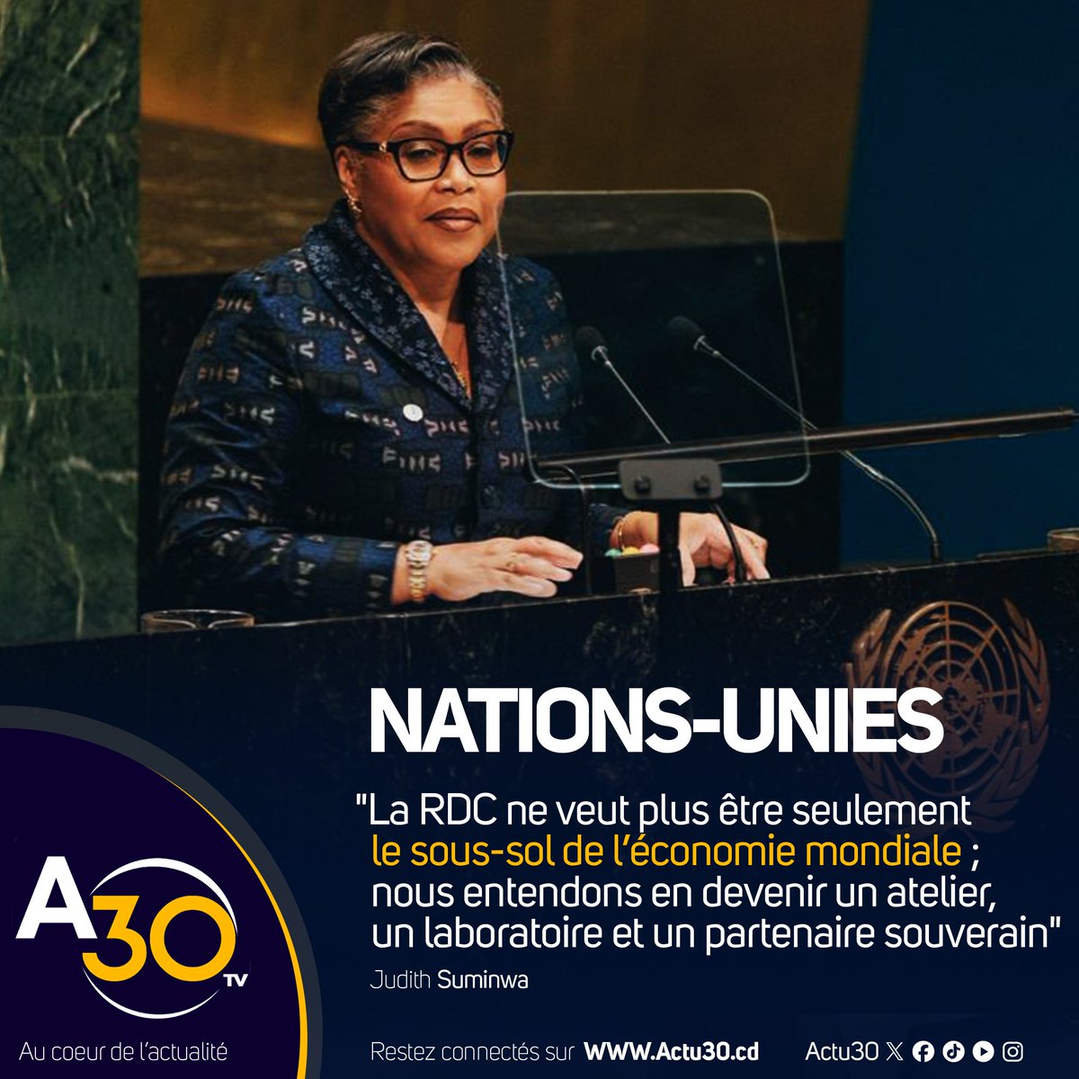 actu30tv's tweet photo. @PrimatureRDC @SuminwaJudith https://t.co/eRIuIzNnMi