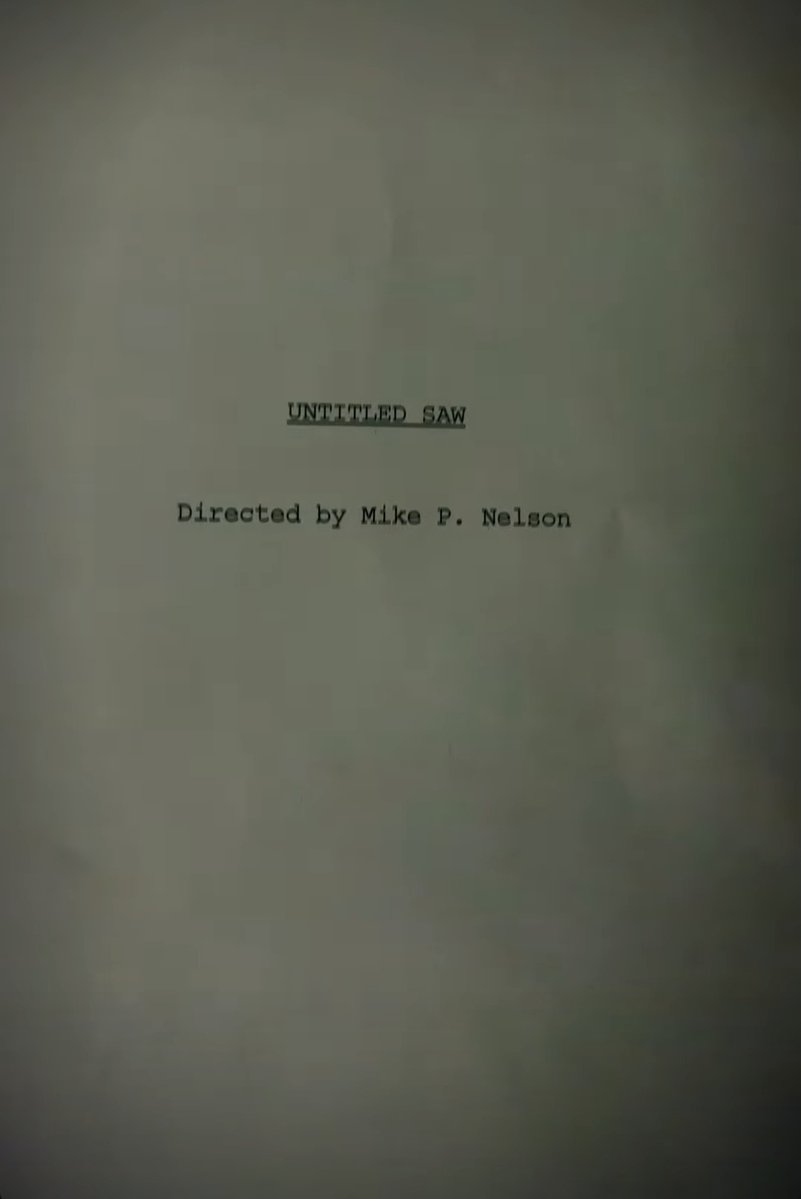 sawspace's tweet photo. The game continues...
#SAWXI

Directed by Mike P. Nelson. https://t.co/CDX3ygQ6oK
