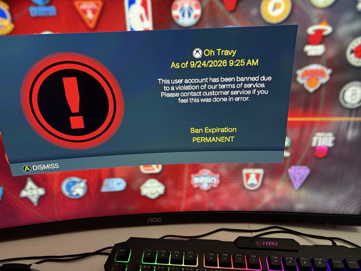 Trcviss's tweet photo. @2KSupport I have been false banned on 2k27 I have never boosted a single game in 2k27 never did an vc glitches I shoot 60% in all modes and I have a permanent ban ? I will admit this is my first 2k I have played legitimately in years and I’m permanently banned for no reason ! https://t.co/WHhRF8LYyb