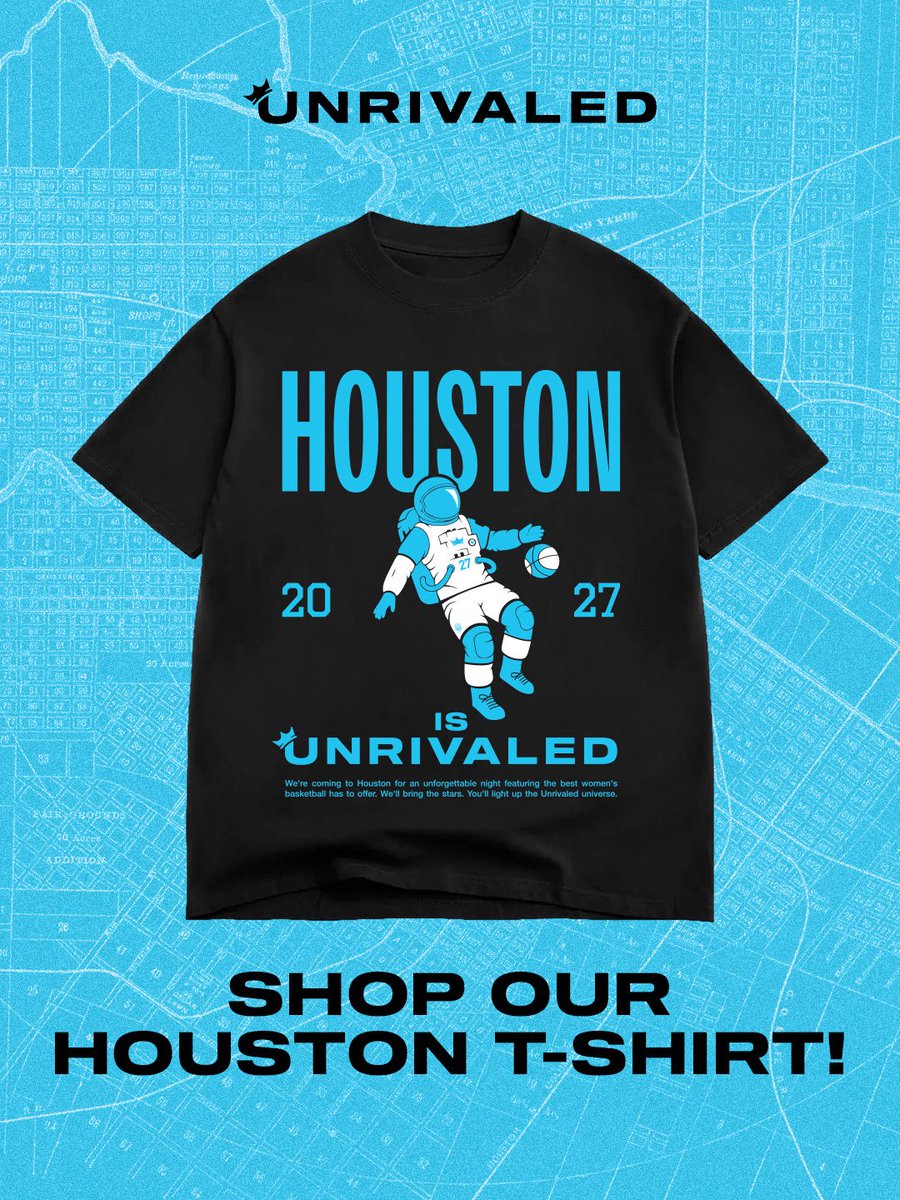 Unrivaled Basketball limited edition statement merch tee