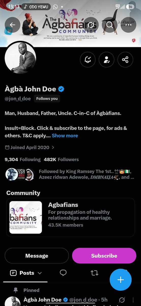 wmdworld's tweet photo. @jon_d_doe Better late than never...Agba Pikin dey for you, my daddy-my daddy. I dey loyal, Agba boss mi. 

End https://t.co/Vr92pR277D