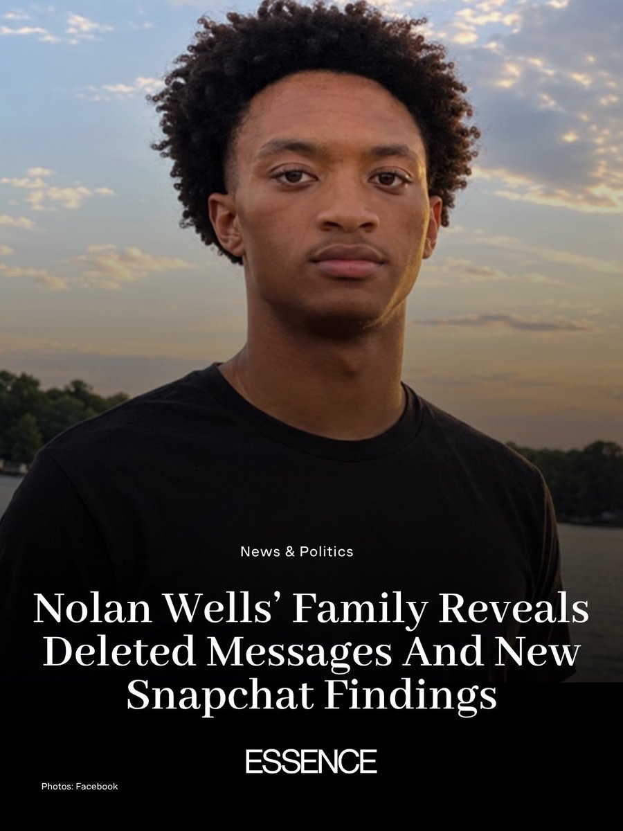 Essence's tweet photo. What happened to Nolan Wells on Horn Island? His family says a new examination of his phone raises more questions.

At a Thursday news conference, digital examiner Andrew Garrett said messages were deleted sometime after Nolan last used his phone at 2:18 p.m. on July 4 and before his family recovered it. Garrett said he cannot determine who deleted them or why.

The team also recovered Snapchat conversations in which people discussed whether others on the island could be racist. One exchange described two men in boats as “really sketchy-looking.” Attorney Ben Crump stressed that the messages do not prove Nolan’s death was racially motivated.

Nolan was found dead two days after the island trip. His cause and manner of death remain undetermined. His family wants investigators to explain his injuries, examine the new phone findings, and keep the case open. They are also calling for a federal review. 

We will keep you updated as new details emerge.