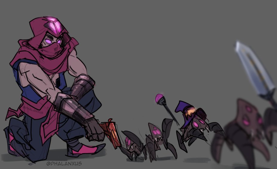 Phalanxus's tweet photo. The humble weapon distributor Malzahar https://t.co/CTfWb3kRHk