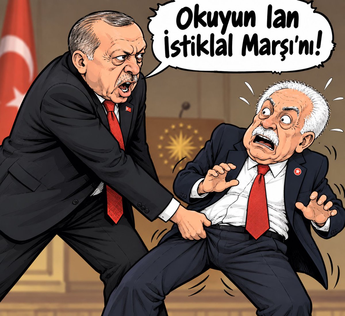 malkovarov's tweet photo. @EmreUslu Muhtemelen Reis, Ergenekon engereklerine Istiklal Marsini tersten okutacak gibi. https://t.co/qS2y6Pg6Dy
