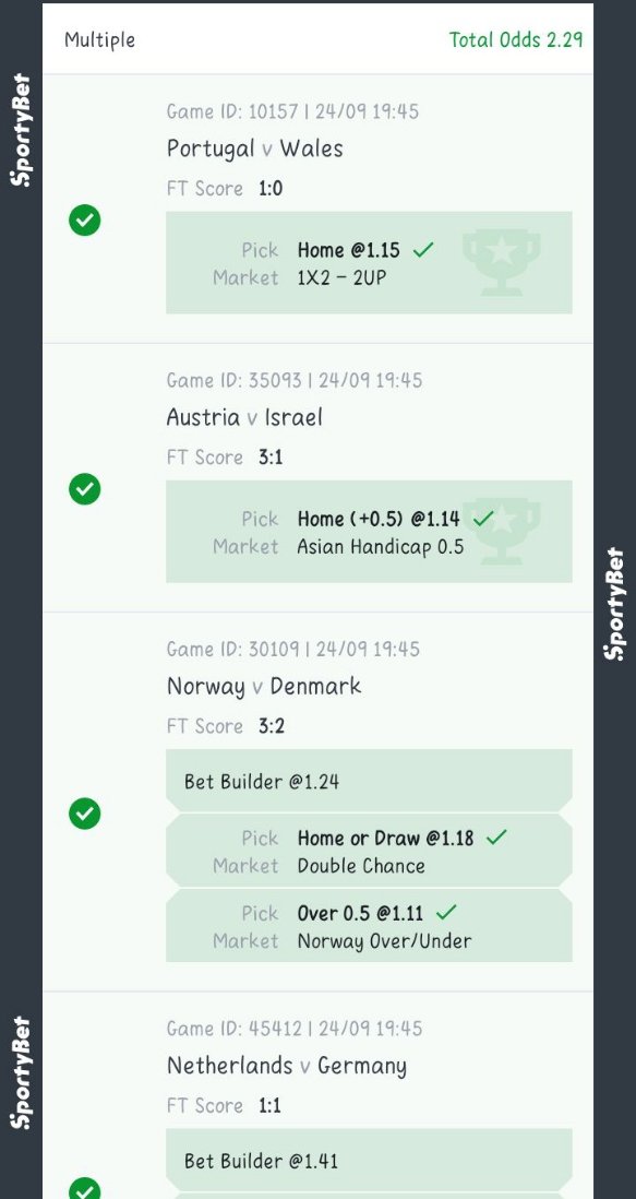 odd_striker's tweet photo. BET 1 ✅ 
BET 2 ✅ https://t.co/L3b0K11crY