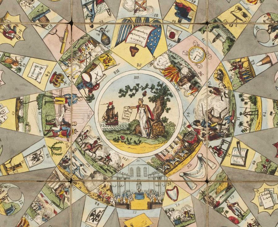 PublicDomainRev's tweet photo. “Progress in Play: Board Games and the Meaning of History”, Alex Andriesse on the world of 18/19th-century board games in which players progress chronologically through history itself: https://t.co/h0VrvFBj7b https://t.co/FjK2WztBYg