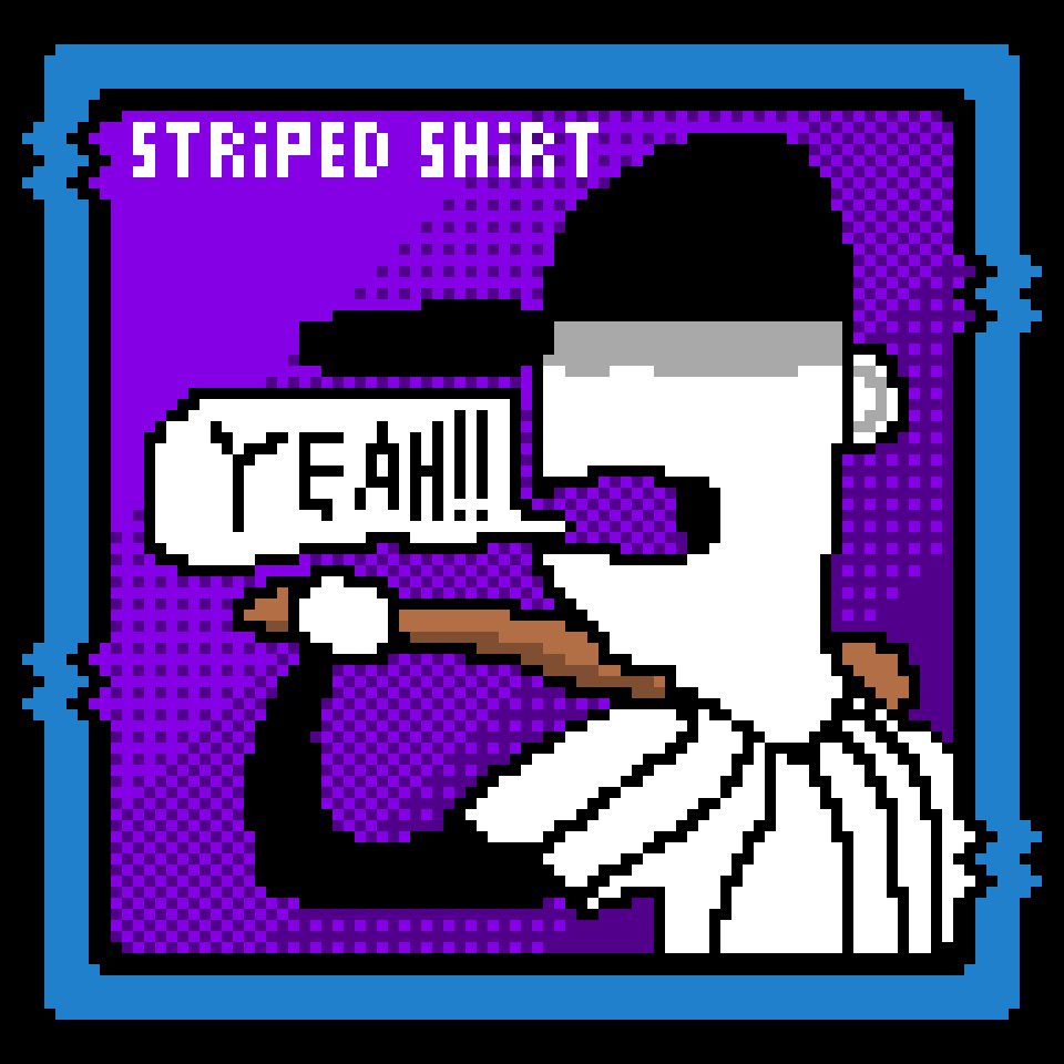 gambitono's tweet photo. #pixelart #pixel #off #thebatter https://t.co/OJasTQNa1b