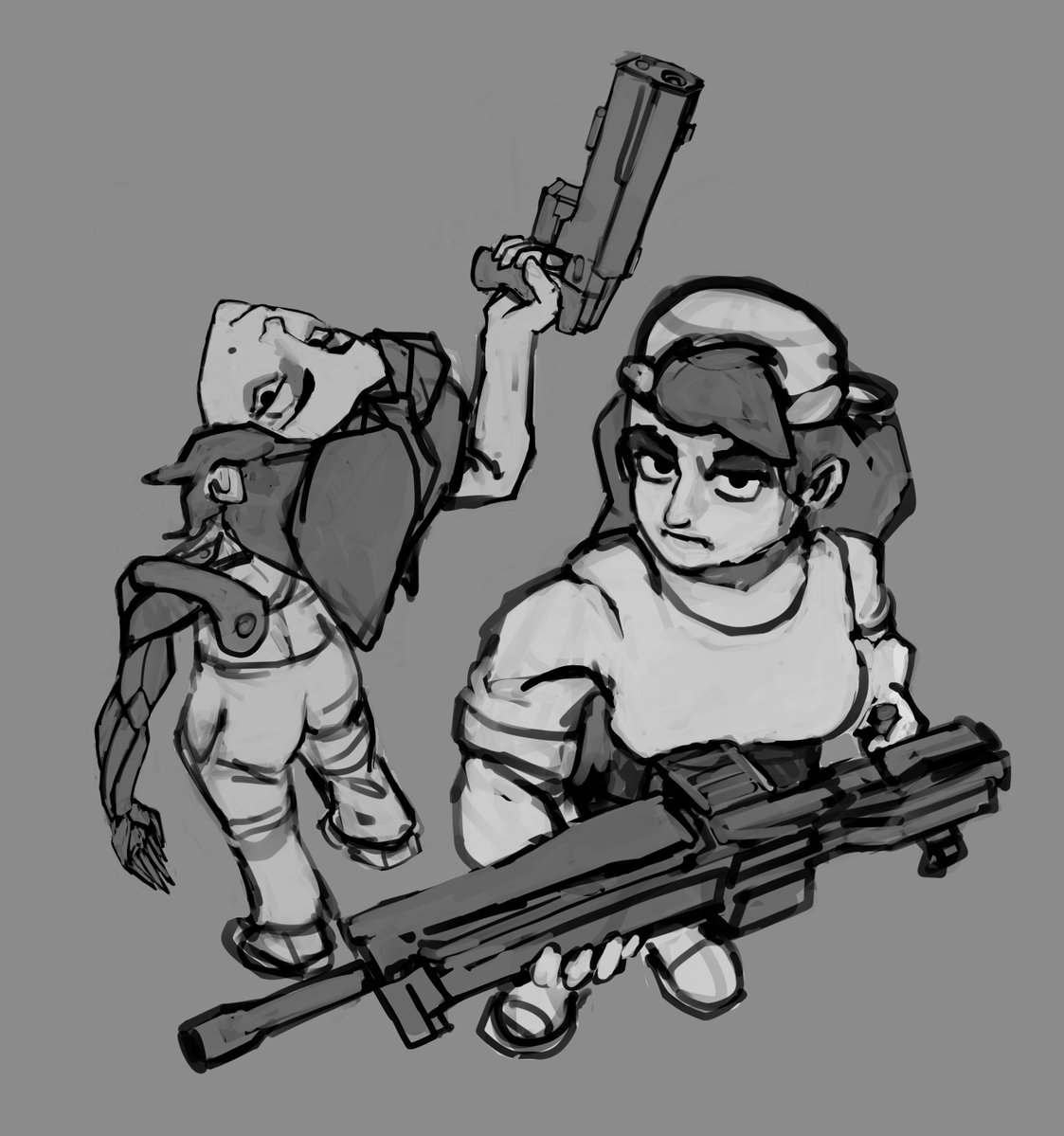 RtWuFrU's tweet photo. a fast sketch in honor of #KnightsOfGuinevere 's 2nd ep trailer
blow up your local corporation HQ https://t.co/sxTi0s0ICG