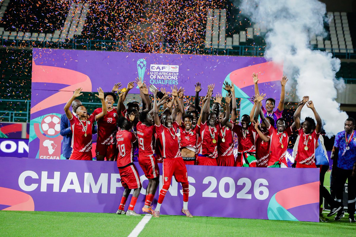 Cecafaonline's tweet photo. Gold  Medalists 🏅 SudanU20 🇸🇩

 #U20AFCONCECAFAQUALIFIERS #CECAFA https://t.co/295I2ufJaH