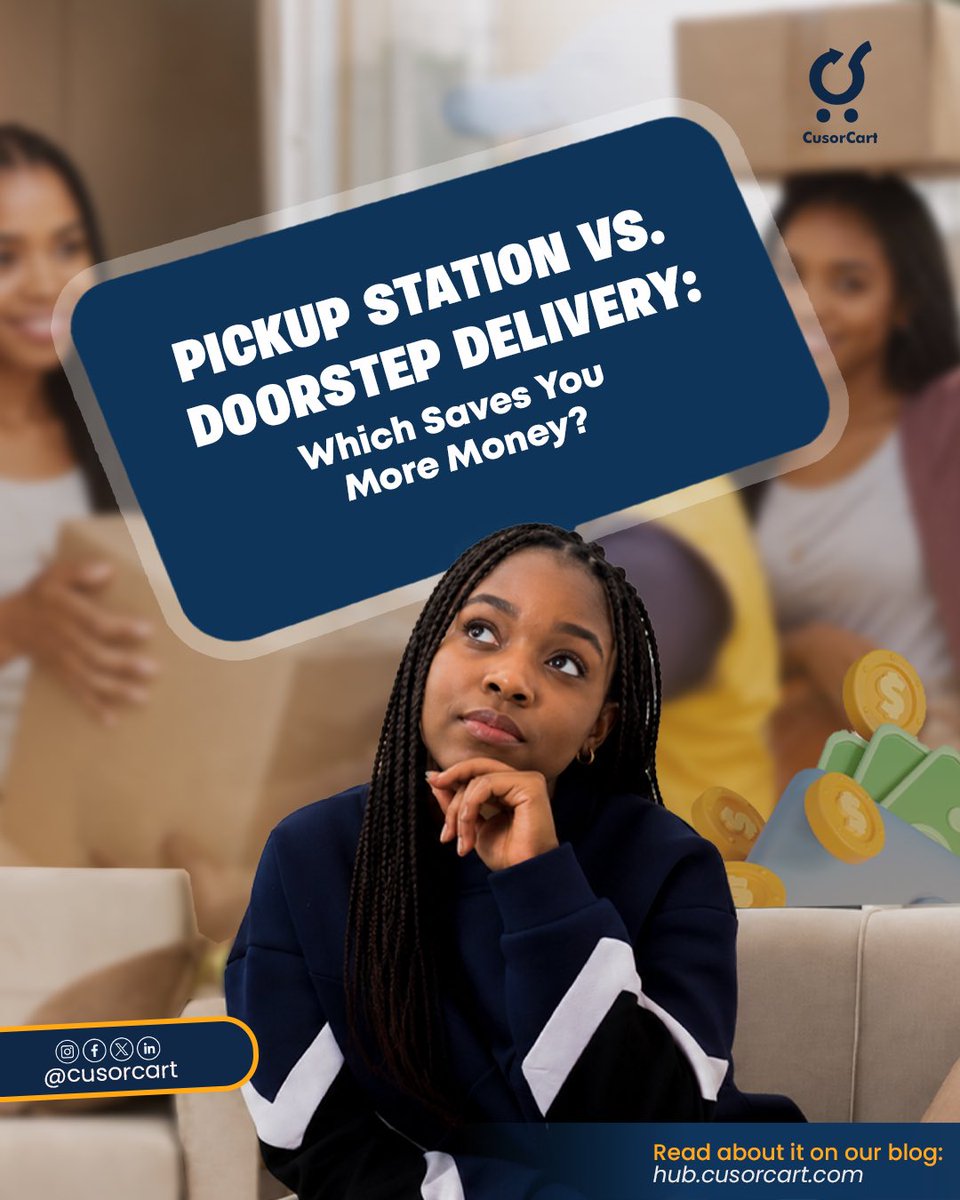 cusorcart's tweet photo. Before you choose your next delivery option, read this first. 👇🏾

🔗 Read the full breakdown on our blog (link in comments section)

#CusorCart #SmartShopping #OnlineShopping #Delivery #Ecommerce https://t.co/dJaj7Xw4mZ