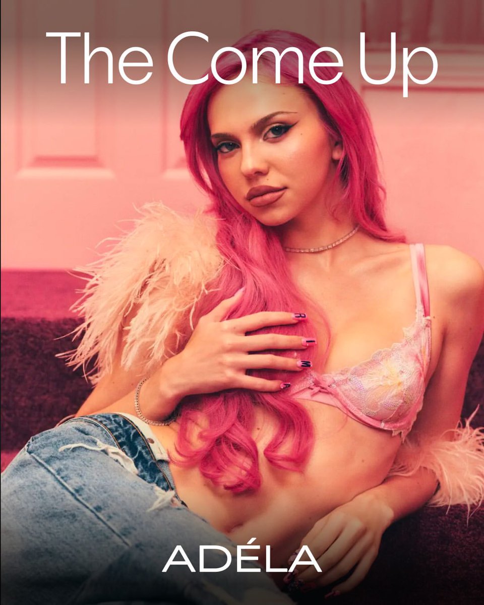 adelabrasill's tweet photo. The Come Up: ADÉLA

“Em dois anos, @adelajergova passou de 63 mil ouvintes mensais para mais de 23 milhões em todo o mundo. Com seu álbum de estreia PRIMA oficialmente lançado, sua ascensão está apenas começando 🩷” — Spotify no Instagram. https://t.co/U4PeSqT7nF
