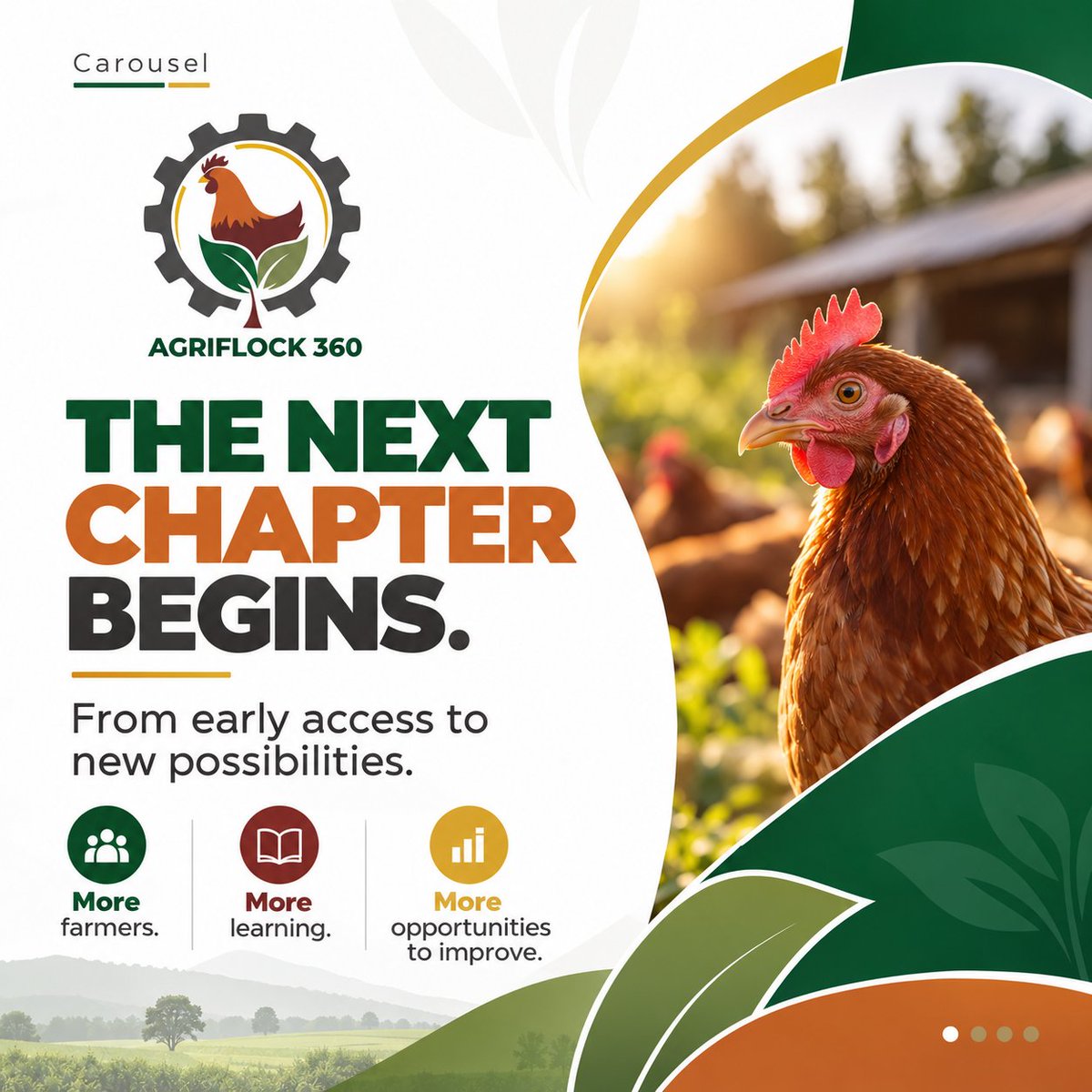 agriflock360's tweet photo. A new chapter begins for AgriFlock 360! 🌱

From early access to Google Play, we're growing with our farming community.

Thank you to everyone helping us build what's next. 💚

📲 Download: https://t.co/R4q1ymZS2F 

#AgriFlock360 #AgTech https://t.co/Ju3IfoX84D