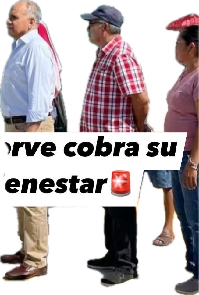 donyorch1952's tweet photo. @SinEmbargoMX Así formadito cobrando su pensión de Bienestar https://t.co/Cbq4jDKM1V