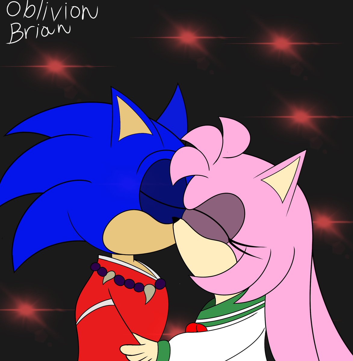 Oblivion_brian's tweet photo. Day 2 : crossover 

Inyashua x sonic 💙🩷

#sonamyweek2026tumblr #sonamyweek #sonamy https://t.co/iBFrQ4hRpX