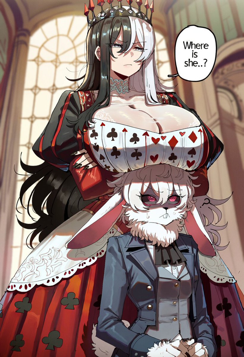 Fablebound_AI's tweet photo. Cordelia (Queen of Hearts) - [FableBound / OC]

The supreme and only ruler of The Wonderland, the one keeping the doors closed and the one who keeps Alice in there 

I wonder if she haves a reason to do all that...be careful with your heads by the way https://t.co/pBr1mtVQa2