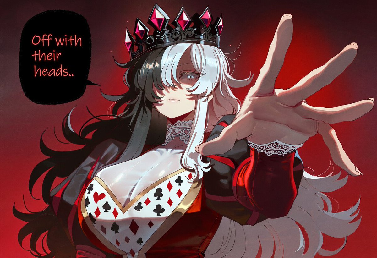 Fablebound_AI's tweet photo. Cordelia (Queen of Hearts) - [FableBound / OC]

The supreme and only ruler of The Wonderland, the one keeping the doors closed and the one who keeps Alice in there 

I wonder if she haves a reason to do all that...be careful with your heads by the way https://t.co/pBr1mtVQa2